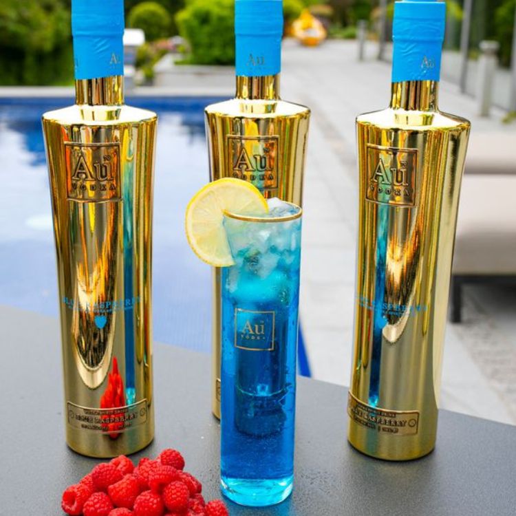 Au Vodka Blue Raspberry