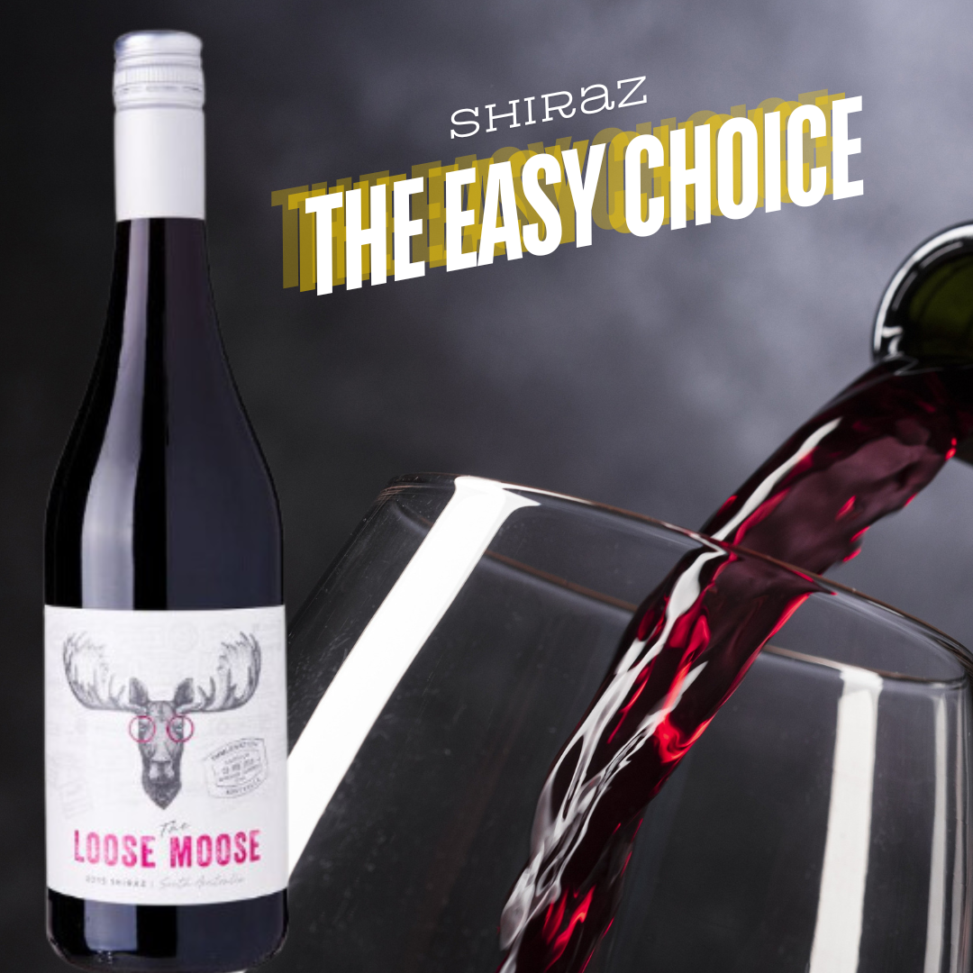 The Loose Moose South Australia Shiraz with fancy and premiun concept