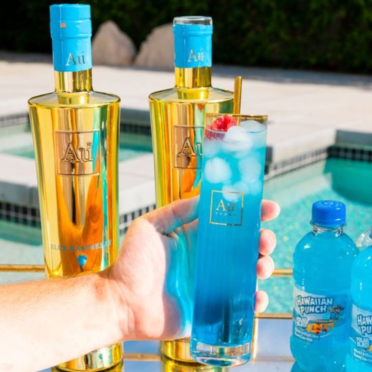 Au Vodka Blue Raspberry