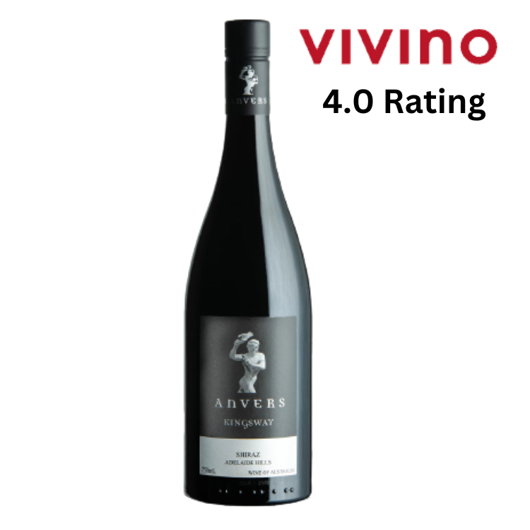 Anvers Kingsway Shiraz 2020 Red Wine with vivino rating