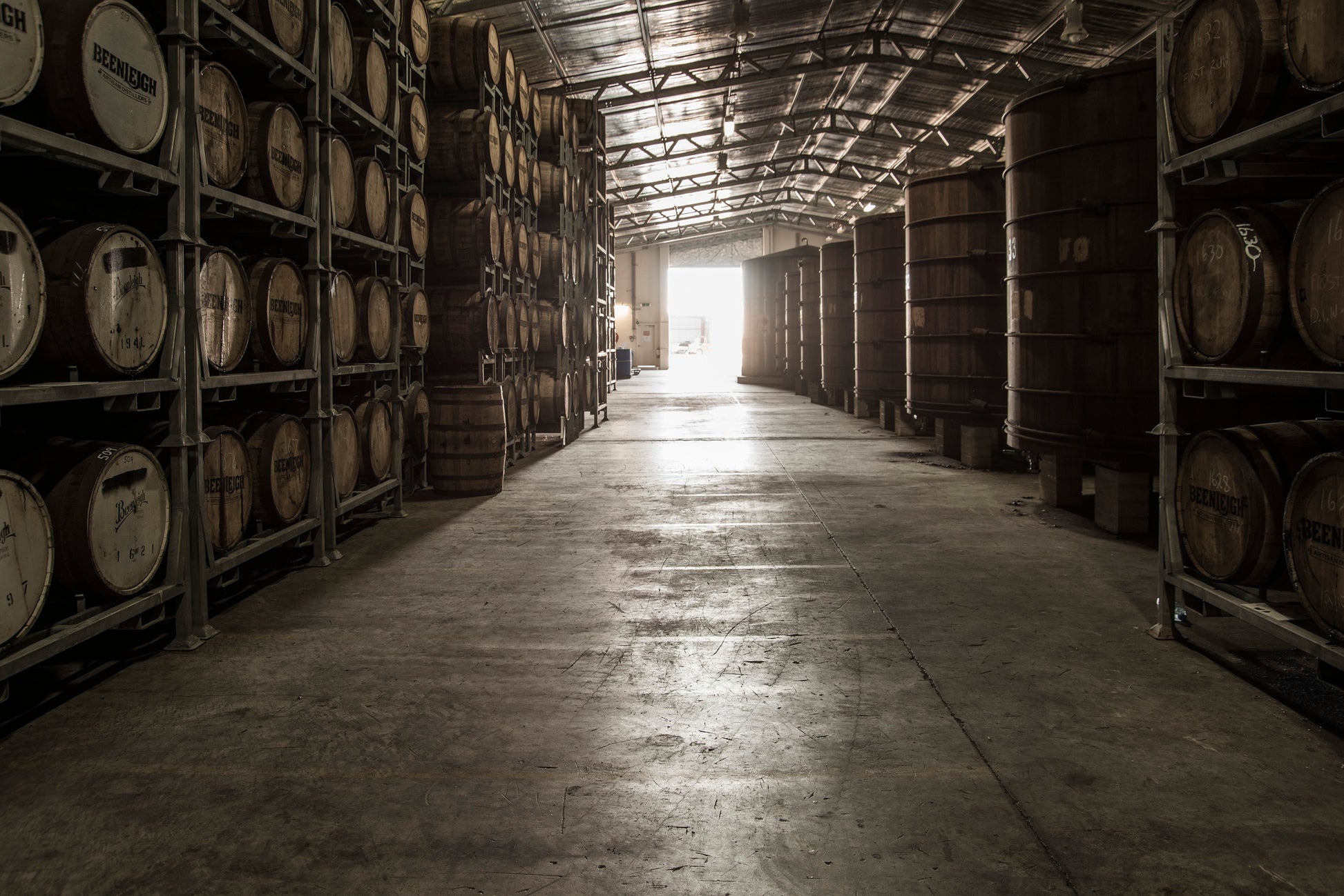 Packed barrel room