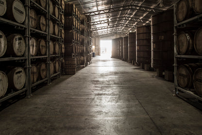 Packed barrel room