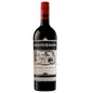 A bottle of Brand & Sons Baker's Run Cabernet Sauvignon 2019 red wine with a label depicting a vintage illustration.