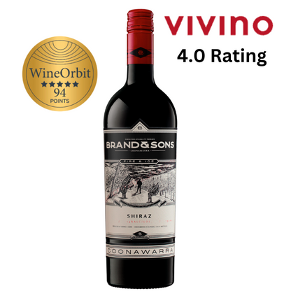 Brand & Sons Fire & Ice Shiraz 2019 with vivino rating