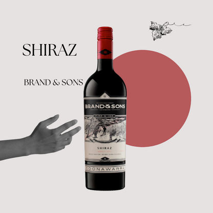 Brand & Sons Fire & Ice Shiraz 2019 using fancy concept visual