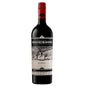 A bottle of Brand & Sons Fire & Ice Shiraz 2019 wine with a label showcasing the brand, product name, and an illustration of a person standing in a vineyard.