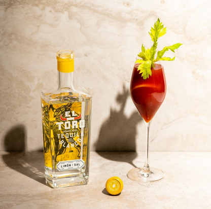 El Toro Tequila Limon y Sal in glass 