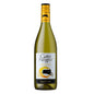 Bottle of Gato Negro White Wine Chardonnay with a label featuring a black cat and the text 'SAN PEDRO'.