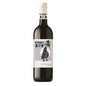 A bottle of Greedy Bird Cabernet Sauvignon with a label featuring a graphic of a bird.