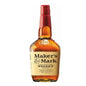 Bottle of Maker's Mark Whisky on a white background