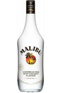 Malibu Caribbean Rum with Coconut Flavour bottle on a white background
