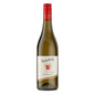 Nederburg wine bottle with a red cap on a white background