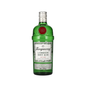 Bottle of Tanqueray London Dry Gin on a white background