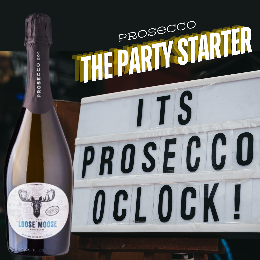 The Loose Moose Italian Prosecco DOC commercial visual