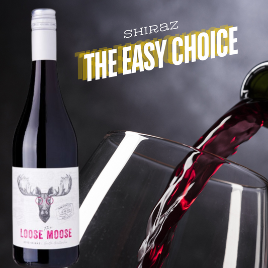 The Loose Moose South Australia Shiraz with fancy and premiun concept