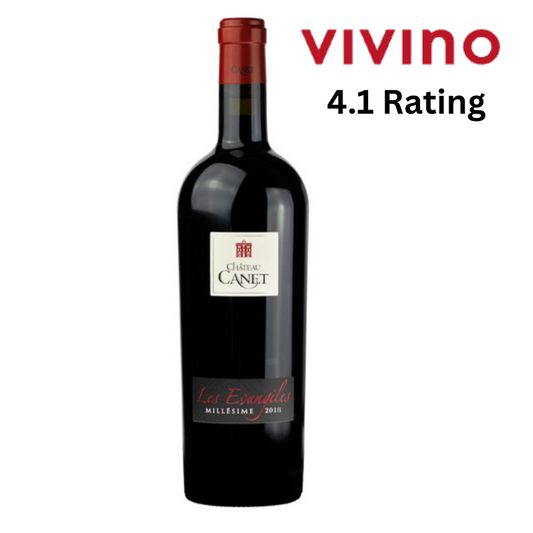 Vignobles Canet Les Evangiles Shiraz 2018 with vivino rating
